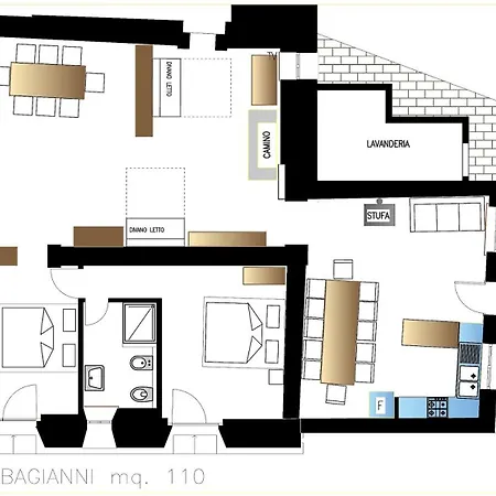 Casale Civetta - Con Piscina アパート *